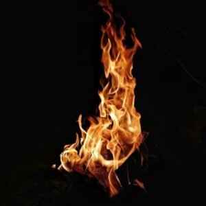 red flame
